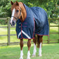 Premier Equine UK Buster Hardy 200g Half Neck Turnout Rug Navy 7’0”/84”