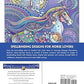 Creative Haven Dream Horses Colouring Book