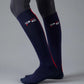 Premier Equine UK PE Sports Highlight Riding Socks (1 Pair) Navy Large/Euro 43-46