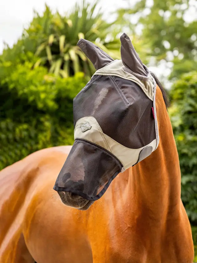 LeMieux Visor-Tek Full Fly Mask Fern Large
