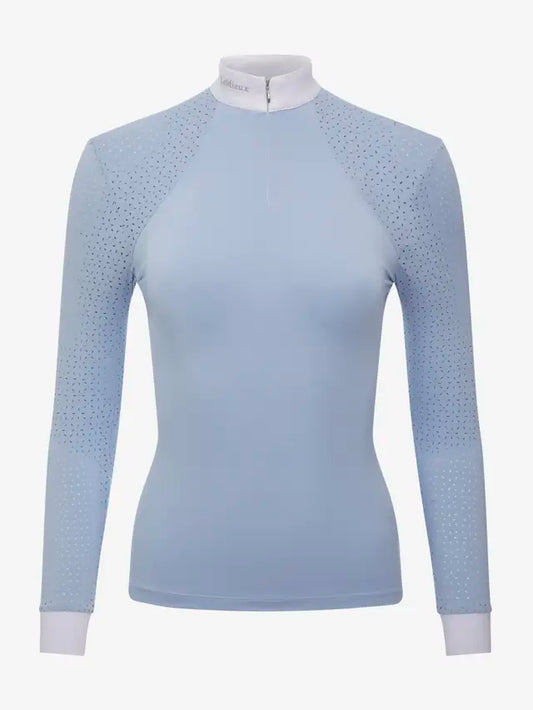 LeMieux Olivia Long Sleeve Show Shirt Mist UK12