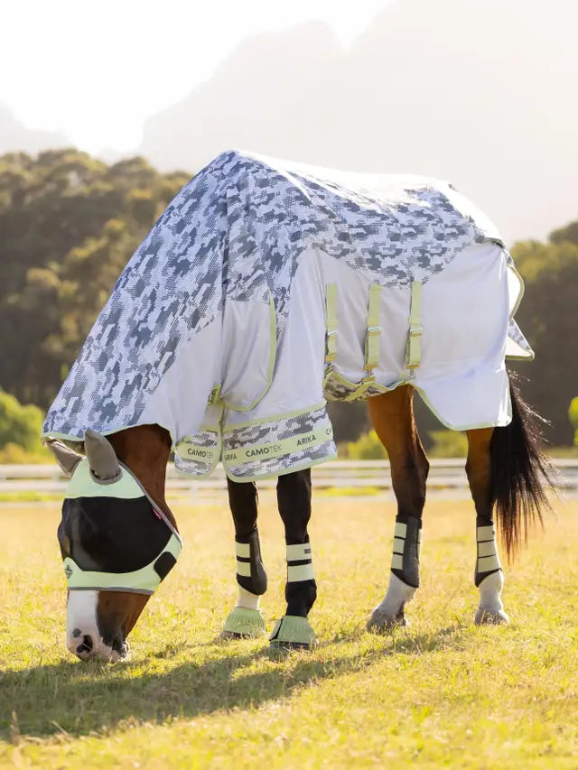 LeMieux Arika Camo-Tek Fly Rug Macaron 78"