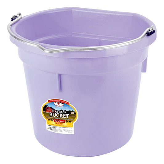 DuraFlex Bucket - Flat Back - 20 Quart - Lavender