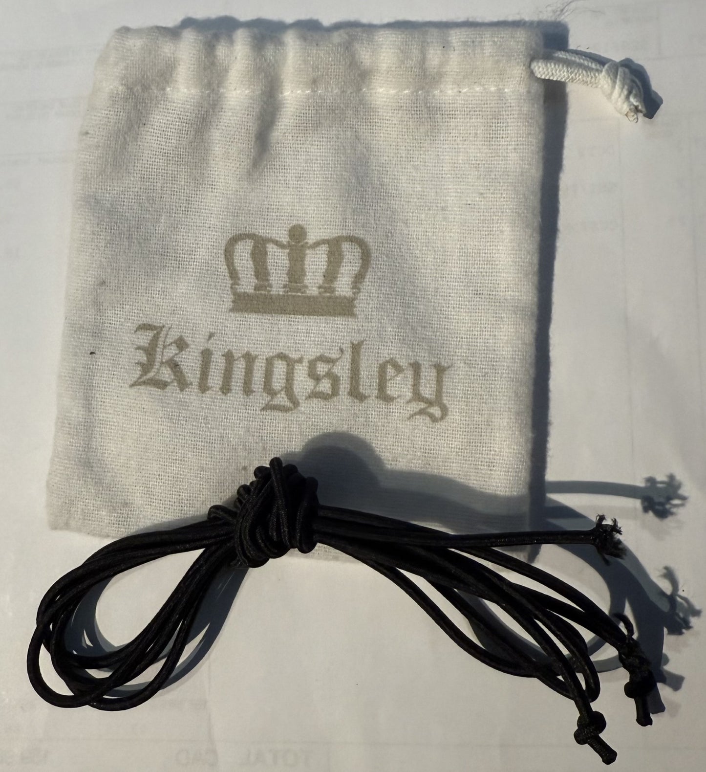 Kingsley Replacement Instep Elastics Black (pair)