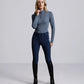Premier Equine UK Leora Womens Gel Full Seat Riding Breeches Navy 24"/UK8