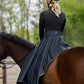 NEW - Waldhausen ELT Lotta Thermal Riding Skirt - Navy Euro 40-44