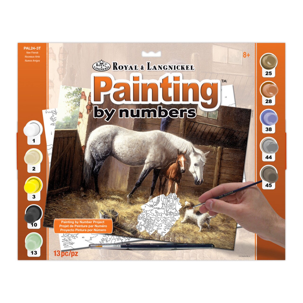 Paint by Number Kit - New Friends (13"x16") - CLEARANCE *REG$17*