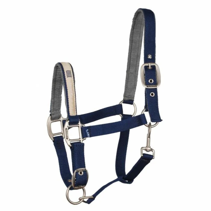 Passier "Collection" Nylon Halter - Navy - Cob - Clearance Reg $67.00