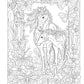 Creative Haven Dream Horses Colouring Book