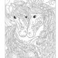 Creative Haven Dream Horses Colouring Book