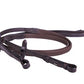 QHP Soft Rubber Reins - Brown/Pony