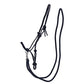 QHP Rope Halter with Reins - Navy/Full