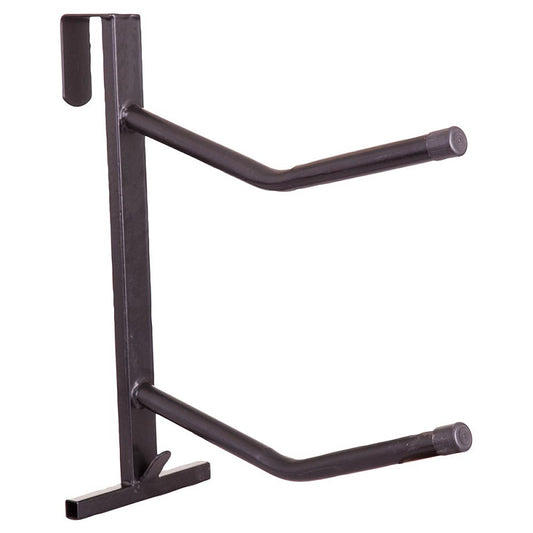BR Premiere Pipe Frame Saddle Rack - holds 2 saddles with hook - Black