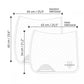 Winderen Saddle Pad Dressage NanoSilver Line