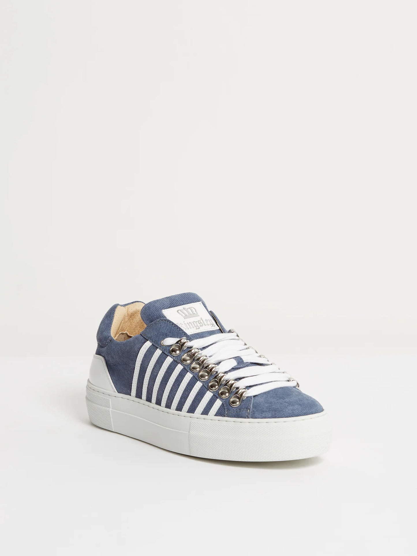 Kingsley Sky Sneakers - Sensory Blue Grey/ White - Size 38