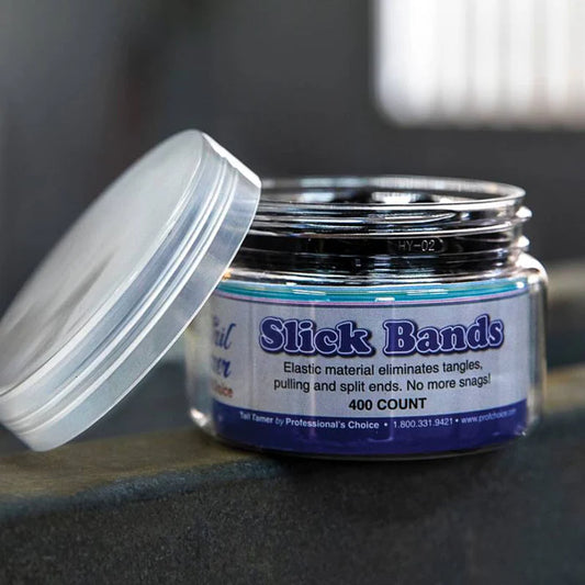 Professional's Choice Slick Bands - Black - 400 count