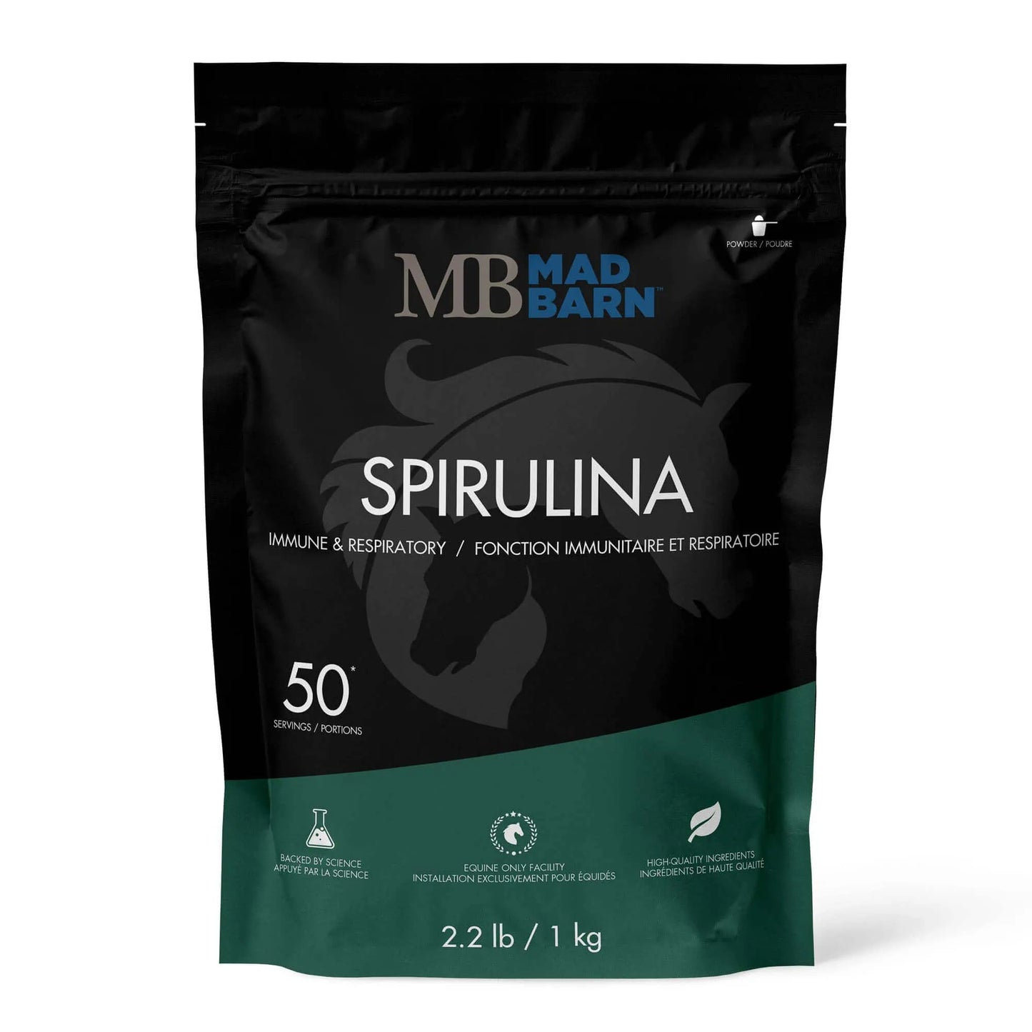 Mad Barn Spirulina - 1kg (50 servings)