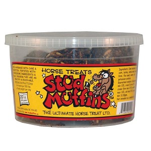 Stud Muffins Horse Treats 20oz Tub - approx. 15 pieces