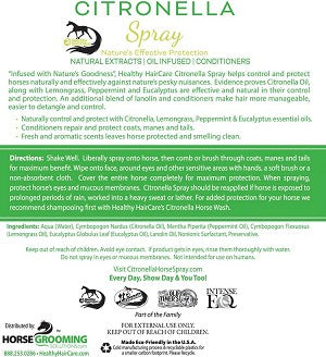 Healthy HairCare Citronella Spray - 32oz