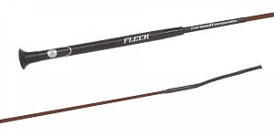 Fleck Carbon Dressage Whip - 120cm/48"/DARK BROWN - *CLEARANCE* Reg $70