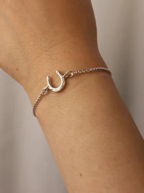 Designs by Loriece - Horseshoe Adjustable Chain Bracelet