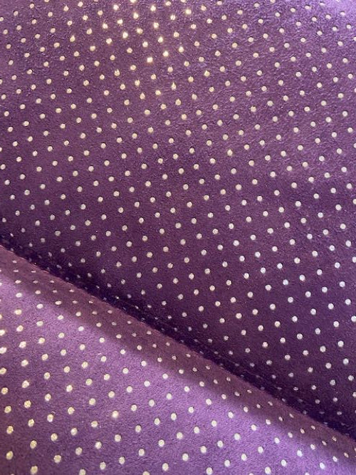 Anky Saddle Pad Jumping - Purple Glitter Dot - Full - Limited Edition