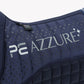 Premier Equine UK Saddle Pad Azzure Anti-Slip Satin Dressage Square Navy/Full