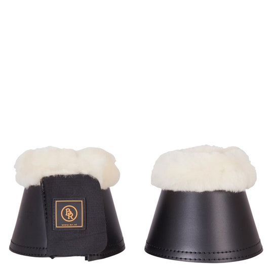 BR Over Reach Boots - Black with White Sheepskin