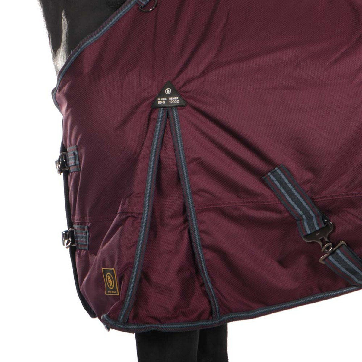BR Thermo Layer Turnout 1200D 50g with Neck - Mauve Wine 205cm/81" - Limited Edition