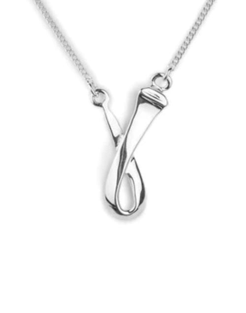 Designs by Loriece - Folded Horseshoe Nail Necklace