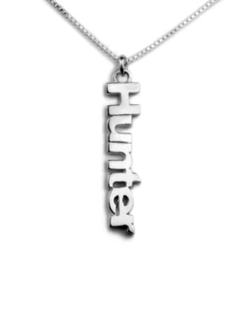 Designs by Loriece - Hunter Text Horse Necklace