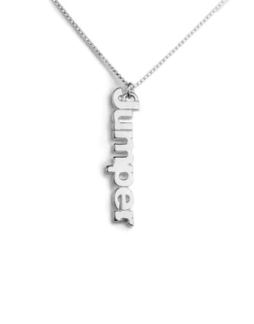 Designs by Loriece - Jumper Text Horse Necklace