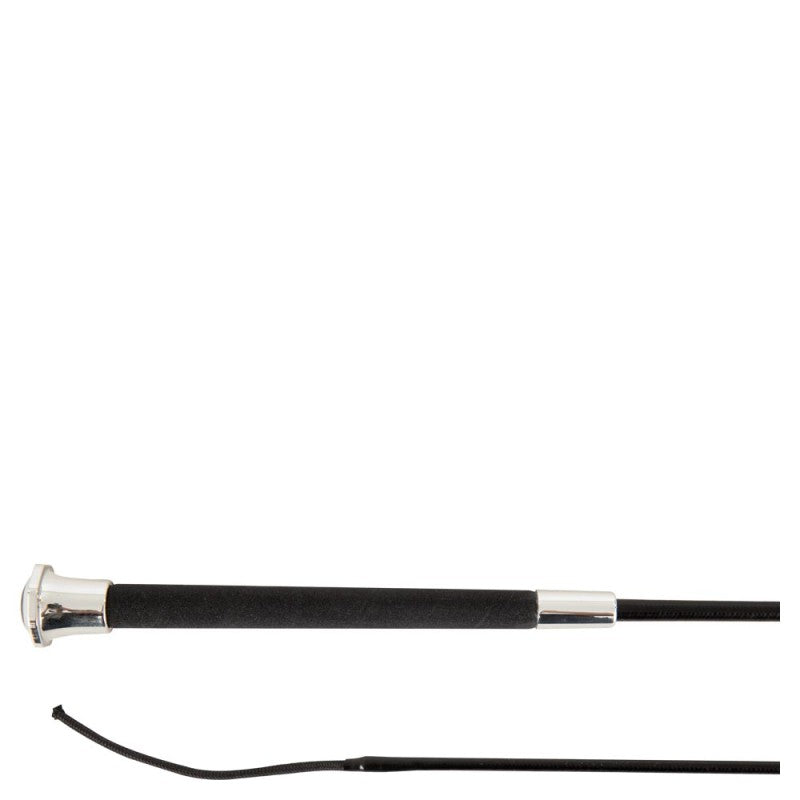 BR Equestrian Alamak Dressage Whip Black/Silver