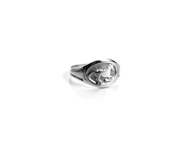 Designs by Loriece - Cantering Horse Signet Ring - Size 6