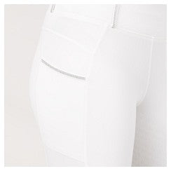 BR Riding Tights Christene Ladies Silicone Seat - Snow White - Limited Edition