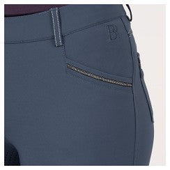 BR Riding Breeches Cheyenne Ladies Silicone Seat - Navy Sky Euro 36 Limited Edition