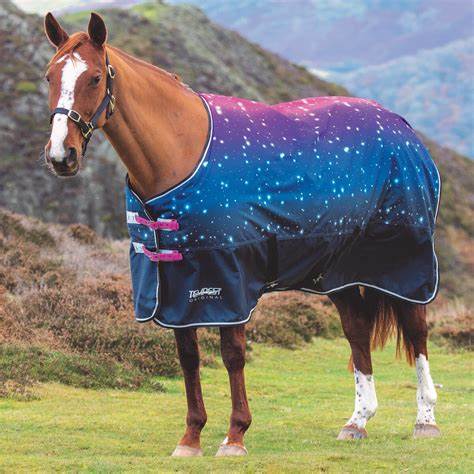 Shires Tempest Original Turnout 200g Standard Neck - 81"/ Pink Nebula  CLEARANCE