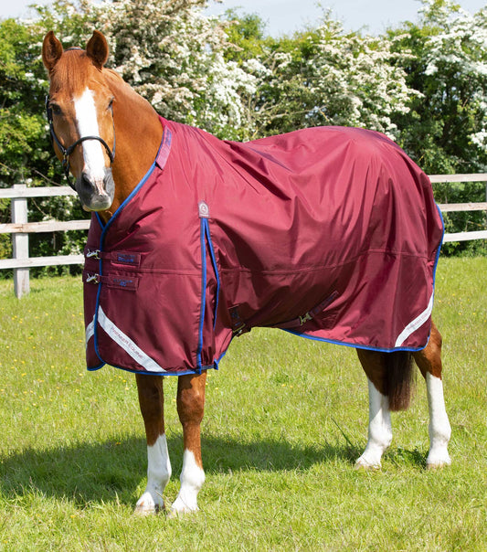 Premier Equine UK Buster 40g Turnout Rug with Classic Neck Cover Burgundy