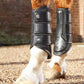 Premier Equine UK Carbon Air-Tech Single Lock Brushing Boots Black