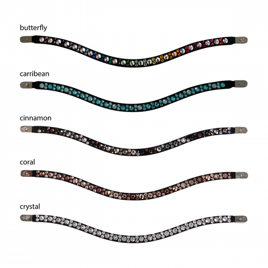 Stübben BLING FOR BROWBAND MAGIC TACK LONG CURVED, MIXED